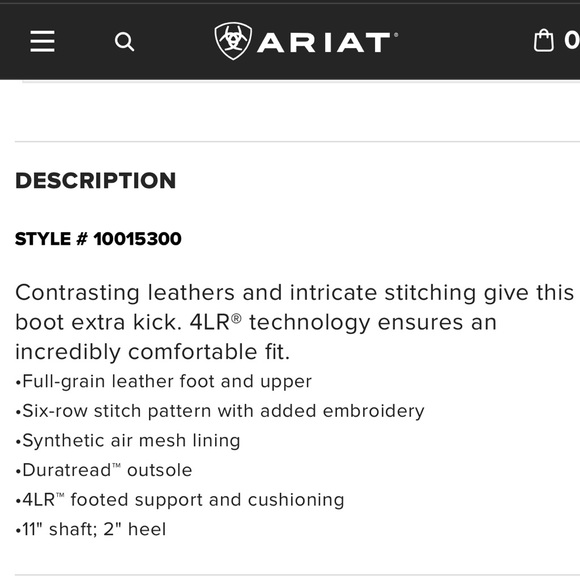 Ariat Sport Outfitter Western Boot size 11D - Picture 7 of 7